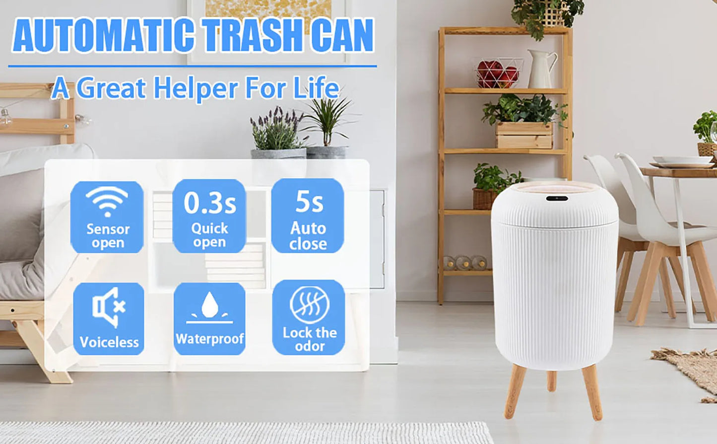 Smart Motion Trash Can